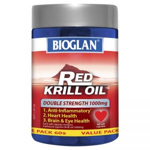Bioglan Red Krill Oil - Dầu Nguyễn Thể 1000mg 60 viên