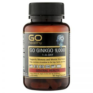 GO Healthy Ginkgo 9000+ - Hoạt Huyết Bổ Não 60 viên