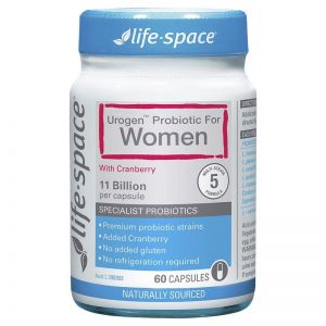 Life Space Urogen Probiotic For Women - Men Vi Sinh Đường Tiết Niệu Cho Phụ Nữ 60 viên