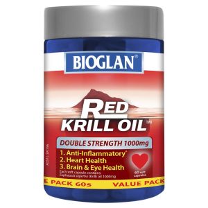 Bioglan Red Krill Oil - Dầu Nguyễn Thể 1000mg 60 viên