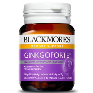 Blackmores Ginkgo Forte 2000mg - Bổ Trợ Trí Não 80 viên