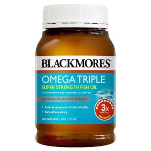 Blackmores Omega Triple Concentrated Fish Oil – Dầu Cá Omega 3 150 viên
