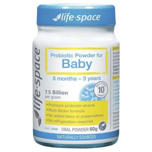 Life Space Probiotic Powder For Baby – Men Vi Sinh Cho Trẻ Từ 6 Tháng – 3 Tuổi 60g