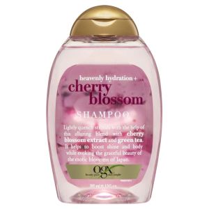 OGX Heavenly Hydration Cherry Blossom Shampoo - Dầu Gội Mùi Hoa Anh Đào 385ml